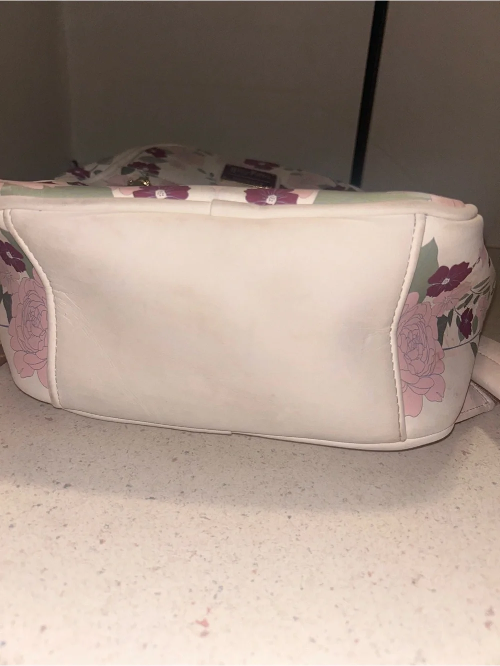 Harry Potter Pink Floral Mini Backpack with Deer Motif